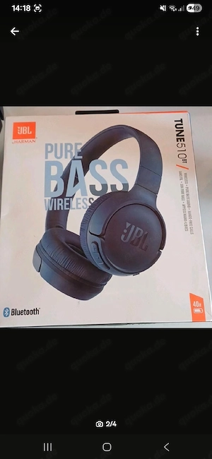 JBL tune510 Bluetooth Kopfhörer neu 