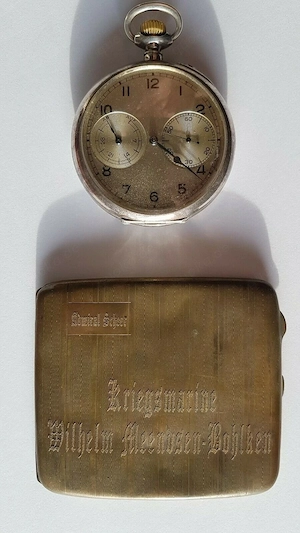 A. Lange & Söhne Kriegsmarine B-Uhr Komm. Admiral Scheer Kal. 48 900er Silber