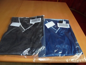 NEU: 2 Stück Herren T- Shirts Gr. XXL-XXXL blau +grau von QVC langarm