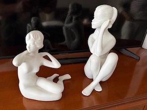 2 porzellan figuren 