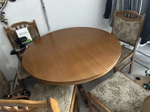 Esstisch inklusive 4 Stühle, Eiche rustikal - Abholung bis 25.04.