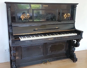 Wunderschönes Jugendstil-Klavier, Schellack Bj. 1910