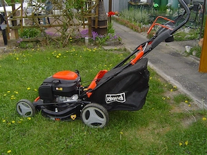 Elektro- Start-Benzin-Rasenmäher