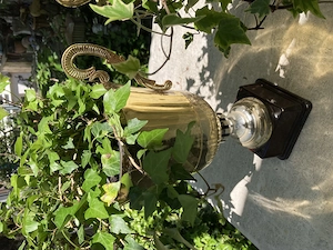 DEKO für den vintage Garten    oder Hochzeitsdeko  - 2 x Amphore   Blumentopf + 2 x Efeu Bild 7