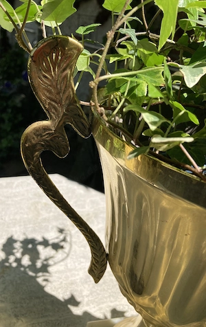 DEKO für den vintage Garten    oder Hochzeitsdeko  - 2 x Amphore   Blumentopf + 2 x Efeu Bild 8