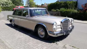 Mercedes-Benz 600 W100, Deutsche Erstzulassung, Klima, Leder, Bar, H-Zulassung, original Interieur