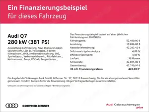 Audi Q7 55 TFSI e quattro S line RFK Luftfederung Navi Coc Bild 2