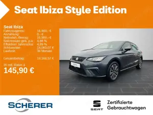 SEAT Ibiza Style Edition 1.0 TSI  SHZ DAB CARPLAY