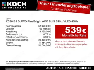 Volvo XC90 B5 D AWD PlusBright ACC BLIS STHz VLED 4SHz Bild 2