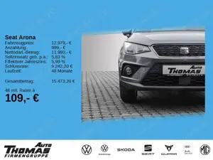 SEAT Arona Style  1.0 TSI PDC+RFK+SHZ+ACC+DAB+