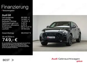 Audi Q8 55 TFSI qu. 2 x S line black, HUD, Pano, AHK