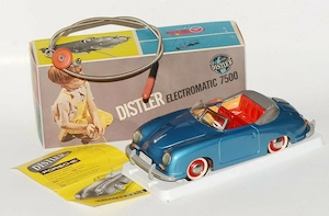 Distler Porsche Made in Belgien in blaumetallic