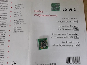 Märklin Lokdecorder für Allstrommotoren MM LD-W-3