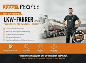 Wir suchen Sie!  LKW-FAHRER (m w d)