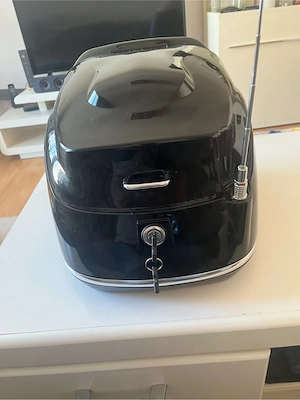 Topcase Schwarz glänzend