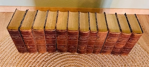 Antiquarische 12-Bände Wetzer Kirchenlexikon (1889)     Sehr guter Zustand   Patina pur!