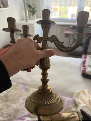 messing kerzenständer 