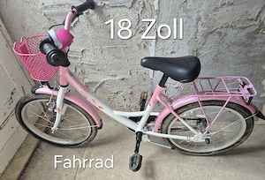 18 Zoll Mädchenfahrrad 