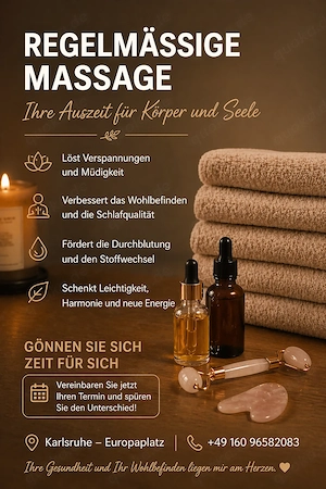 Massage in Karlsruhe   einfach abschalten