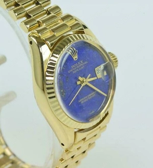 ROLEX Oyster Perpetual Lady Datejust 18 Karat 750 Gelbgold automatik DAU