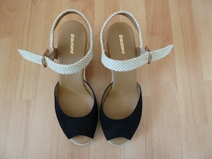 Graceland Damen Sandalen mit Keilabsatz