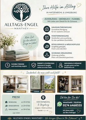 Ihre Hilfe im Alltag-zuverlässig  und gründlich