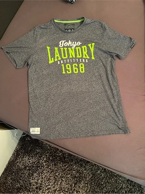 Tokyo Laundry Shirt Grau Grün XL