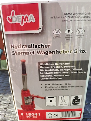 Hidraulischer  Stempel- Wagenheber 5 to. Bild 4