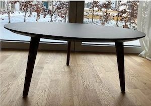 Rolf Benz Couchtisch Model RB 8070 - 80cm Durchmesser - 35cm hoch