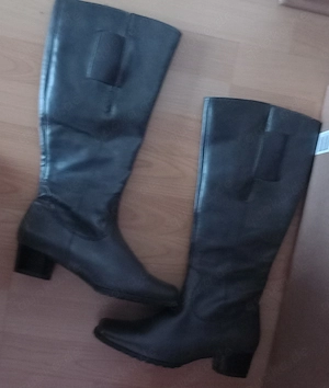 Luftpolster Damen Lederstiefel
