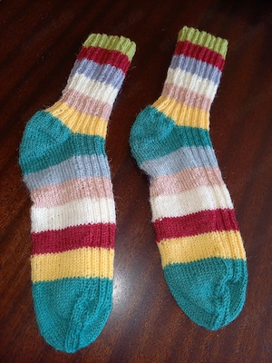 Handgestrickte Socken Größe 39-41
