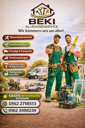 BEKI Allroundservice - Wir kümmern uns um alles!