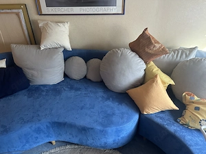 Couch in Microfaser zu verkaufen 