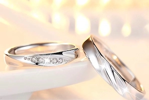 Verstellbare Ringe - Ehe Verlobung