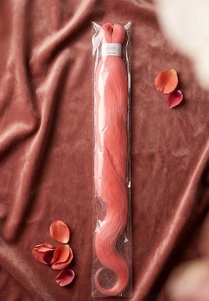 Haare zum einflechten pink 