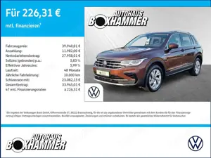 Volkswagen Tiguan 2,0 TDI DSG Elegance 4Motion AHK+PANO.DACH+360KAM