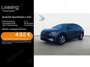 Audi Q4 e-tron Q4 Sportback 50 e-tron qu. S line 0,25%*Pano*HuD