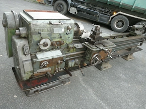Ältere Drehbank Weipert Spitzenweite 210 cm