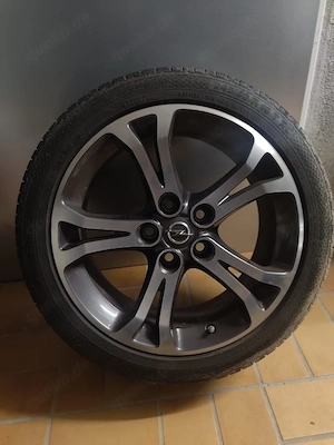 4 Sommerreifen 245 40R18 inkl original Opel Alufelgen Felgen 18Z