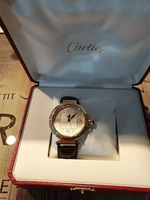 Cartier Pasha 18K 750er Massiv Gold Ref 2726 Automatik Herrenuhr 100% original