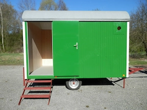 Bauwagen, Baubude mit Allgemeiner Betriebserlaubnis (ABE)