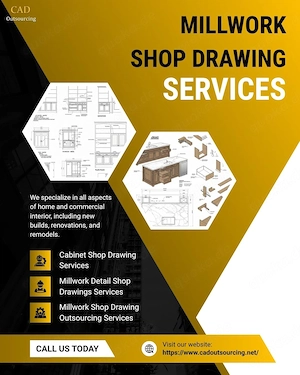 Reliable Millwork Shop Drawing Services for Custom Interiors