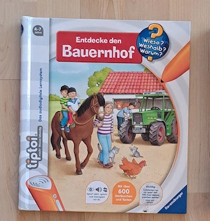 Ravensburger tiptoi Buch: Wieso?Weshalb?Warum "Entdeck den Bauernhof" (ohne Stift)