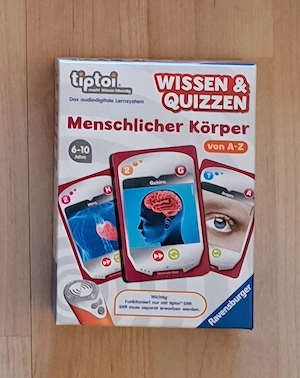 Ravensburger tiptoi Spiel: Wissen & Quizzen "Menschlicher Körper" (ohne Stift)