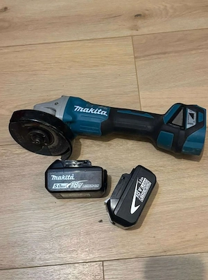 Makita Akku winkelschleifer + 2 akkus