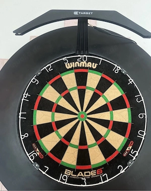winmau dartscheibe mit licht 