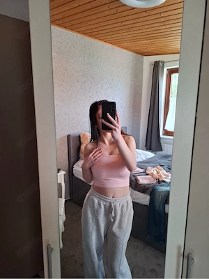 Schulterfreies bauchfreies top S