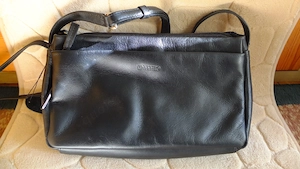 Maestro - Echtleder Leder schwarz Handtasche Vintage