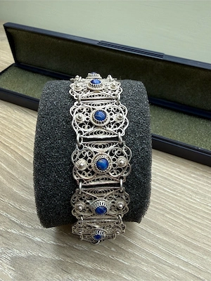 Echtes Silber 835 - Filigran-Schmuckset