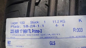 Hankook Prime 3 225 60 R17